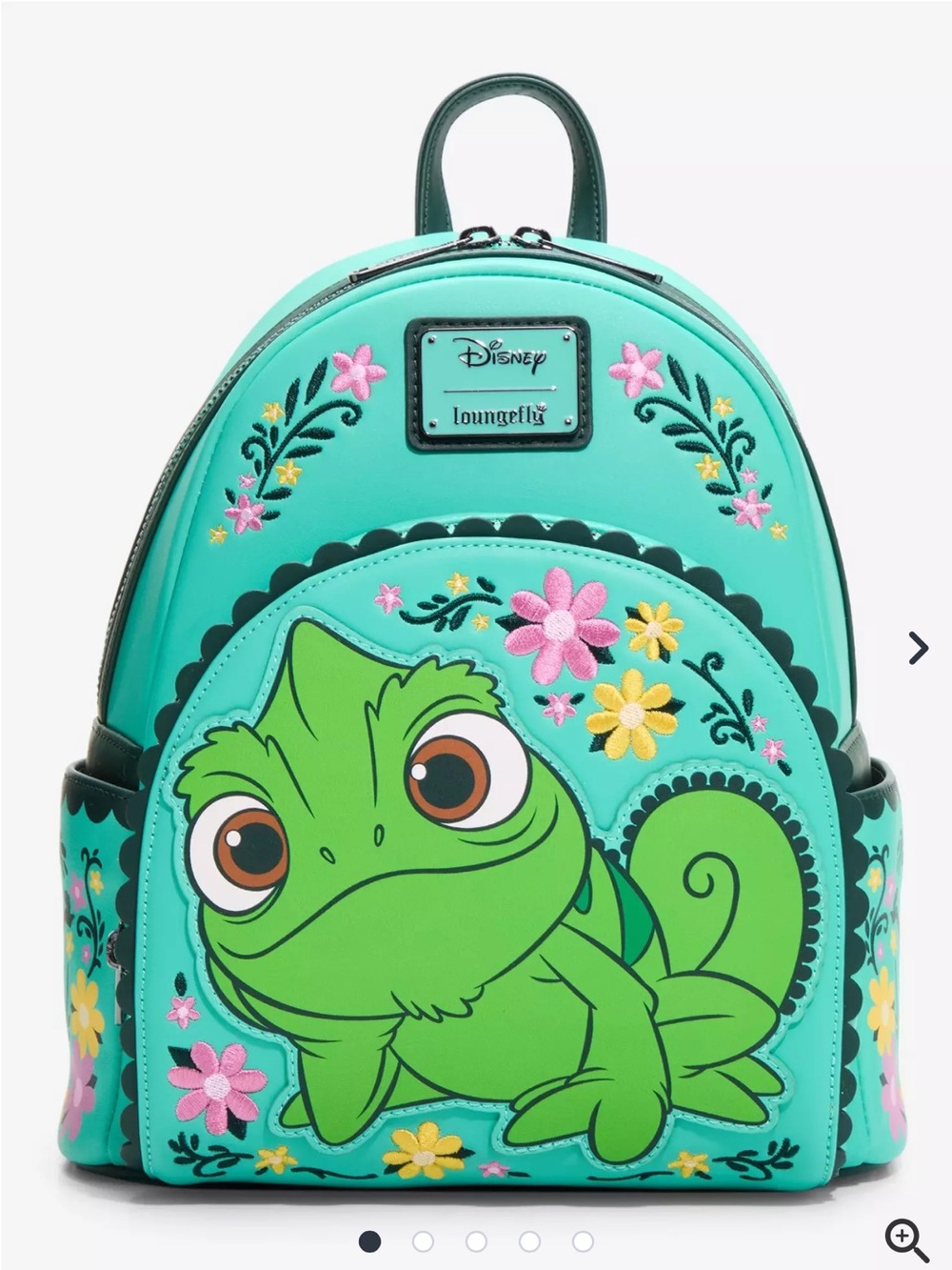 Loungefly Disney Tangled Pascal Floral Mini Backpack & Wallet- Exclusive